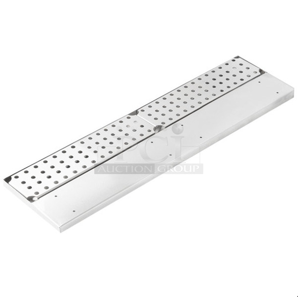 BRAND NEW SCRATCH AND DENT! Advance Tabco 109DRKR36 DRKR-36 36" Stainless Steel Bar Drink Rail