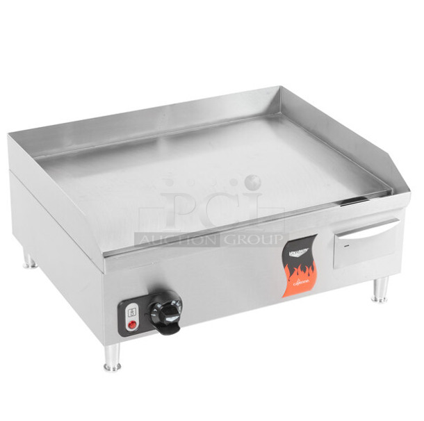 BRAND NEW SCRATCH AND DENT! Vollrath FTA 8024 40716 Stainless Steel Commercial Countertop Electric Powered Flat Top Griddle. 220 Volts, 1 Phase. 