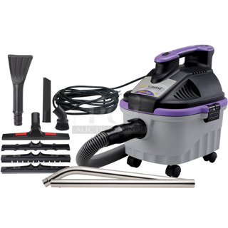 BRAND NEW SCRATCH AND DENT! Pro Guard Pro Team 107128 4 Gallon ProGuard 4 Portable Wet / Dry Vacuum Cleaner. 120 Volts, 1 Phase. Tested and Working!