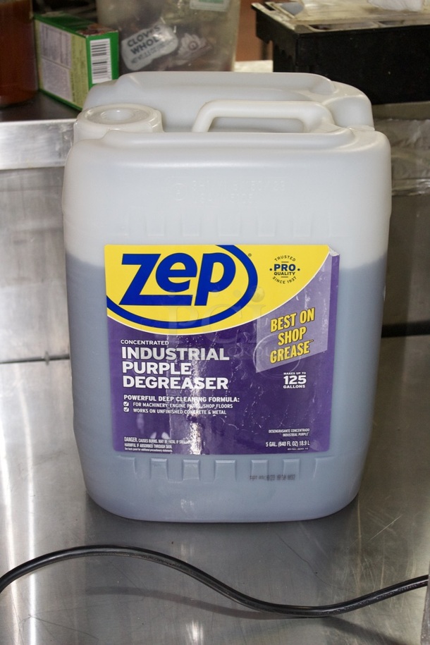 5Gallon Jug Of Zep Industrial Purple Degreaser