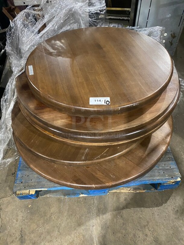 36" Round Wooden Pattern Tabletop! 10x Your Bid!