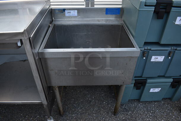 Stainless Steel Commercial Ice Bin. 24x21x34
