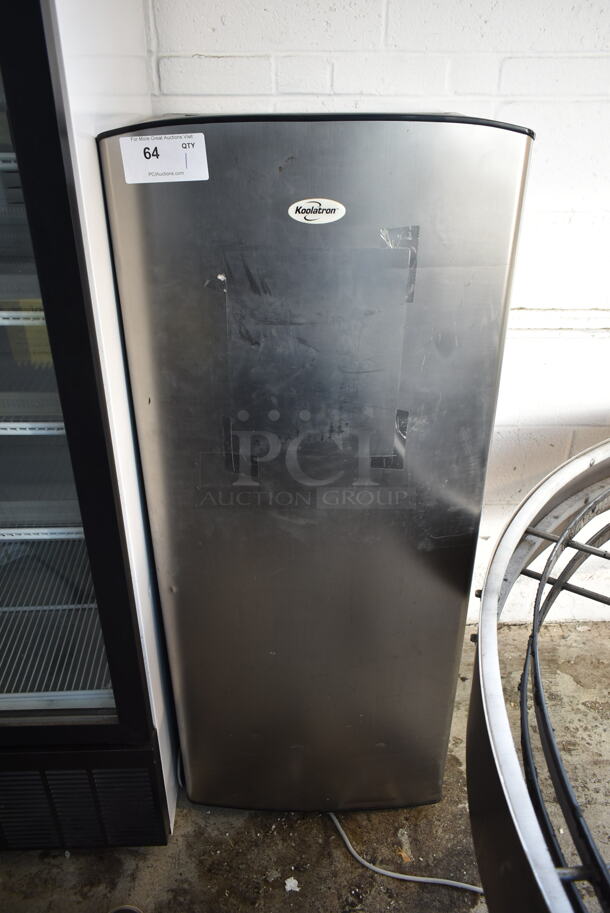 Koolatron KBC-190SS Metal Cooler. 115 Volts, 1 Phase. Tested and Powers On But Does Not Get Cold
