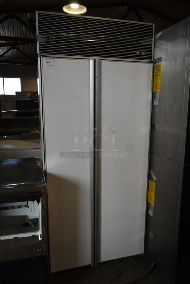 Sub-Zero Stainless Steel Commercial Cooler Freezer Combo. 115 Volts, 1 Phase. Tested and Working!