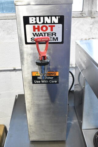 Bunn HW2 Stainless Steel Commercial Countertop Hot Water Dispenser. 120 Volts, 1 Phase. 