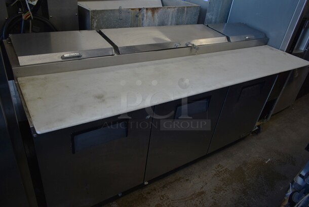 True TPP-93 Stainless Steel Commercial Pizza Prep Table. 115 Volts, 1 Phase. Tested and Working!