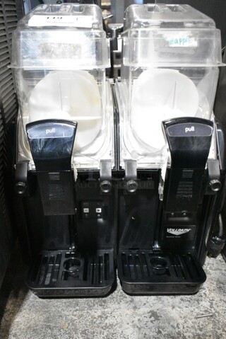 Vollrath CBD127 Metal Commercial Countertop 2 Hopper Slushie Machine. 115 Volts, 1 Phase. Tested and Working!