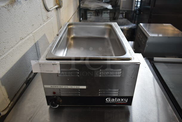 Galaxy 177GW50E Stainless Steel Commercial Countertop Food Warmer. 120 Volts, 1 Phase. Tested and Working!