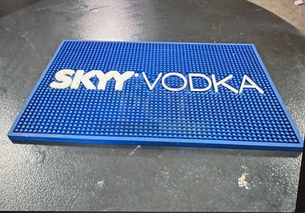 One SKYY Vodka Bar Mat. 