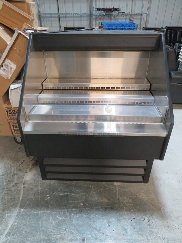 One WORKING Randell Refrigerated Air Curtain Display Case. Model# SSAC-40BSC, 115 Volt. 40X35X47