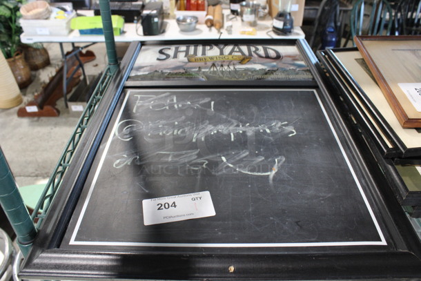 Shipyard Chalkboard. 20.5x1x31