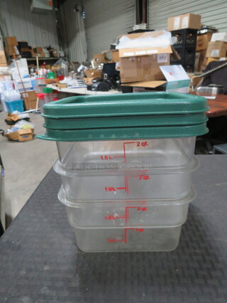 4 Quart Food Storage Container With Lid. 3XBID