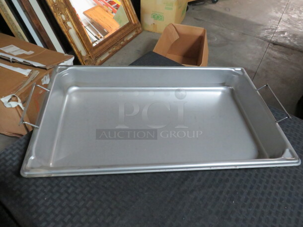 One NEW Vollrath Full Size 2.5 Inch Deep Hotel Pan With Handles. - Item #1118360