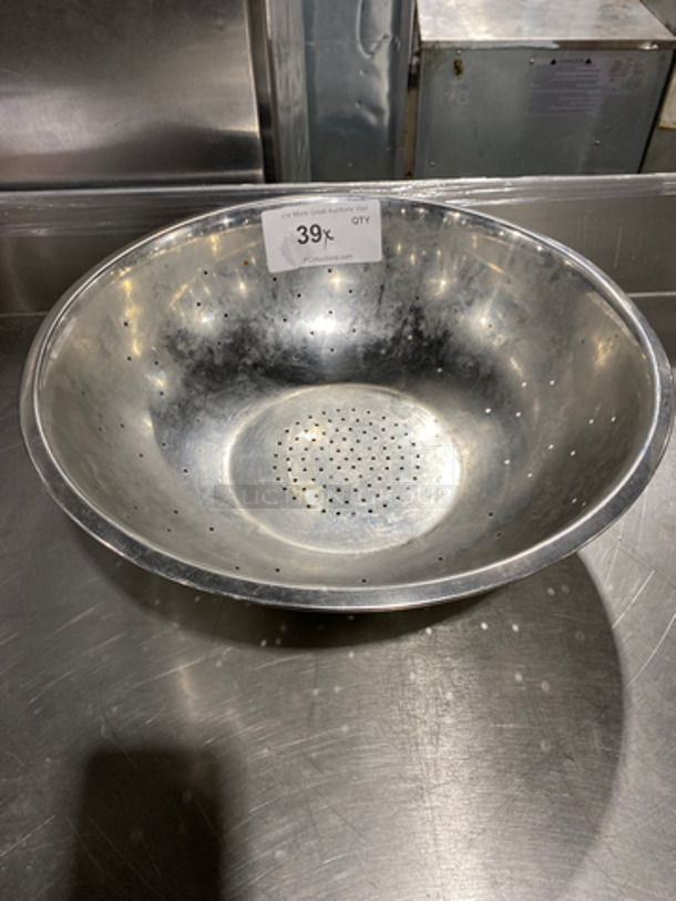 Stainless Steel 15" Perforated Bowl/ Strainer!