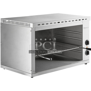 BRAND NEW! Avantco 177CHSME32M Stainless Steel Commercial Countertop Electric Powered 32" Cheese Melter. 208/240 Volts.