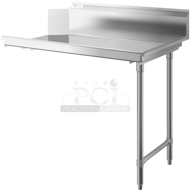 BRAND NEW SCRATCH AND DENT! Regency 600CDT48R Stainless Steel Commercial Right Side Clean Side Dishwasher Table. 