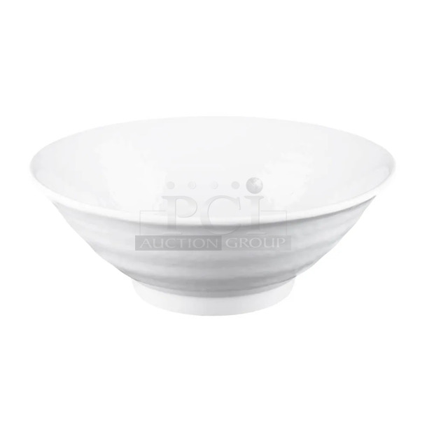 4 Boxes of 6 BRAND NEW! Elite Global Solutions D1007RR-W 24 oz Round Melamine Bowl. 4 Times Your Bid!