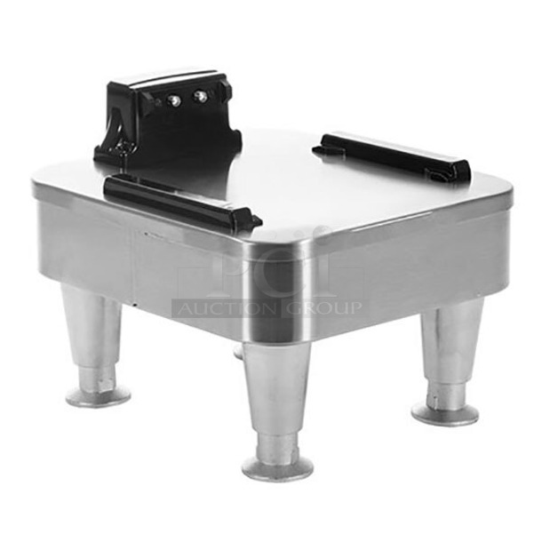 BRAND NEW SCRATCH AND DENT! 2023 Bunn 27825.0200 1SH STAND Infusion Series Stainless Steel Soft Heat Single Server Docking Stand. 120 Volts, 1 Phase. 