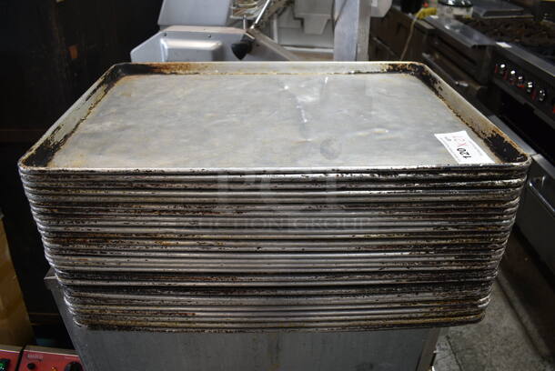 27 Metal Full Size Baking Pans. 27 Times Your Bid!