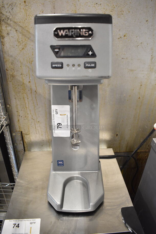 Waring WDM120TX Metal Commercial Countertop Drink Mixer. 120 Volts, 1 Phase. Tested and Does Not Power On