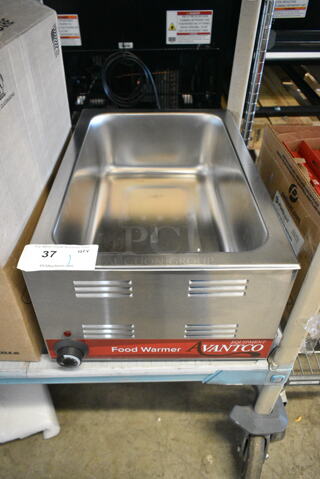 BRAND NEW SCRATCH AND DENT! 2024 Avantco 177W50 Stainless Steel 12" x 20" Full Size Electric Countertop Food Warmer. 120 Volts, 1 Phase. Tested and Working!