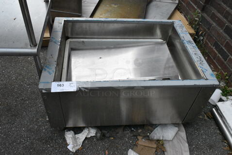 Advance Tabco CPU-2 Stainless Steel Commercial Ice Cooled Serving Counter. 