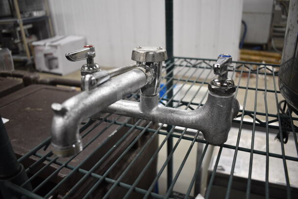 Metal Faucet and Handles. 10x10x6