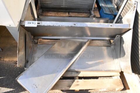 4 Various Metal Shelves. 4 Times Your Bid! 