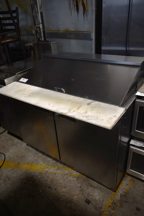 2019 Delfield 4448N-18M-A831 Stainless Steel Commercial Sandwich Salad Prep Table Bain Marie Mega Top. 115 Volts, 1 Phase.  Tested and Working!