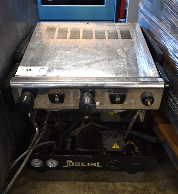 Special Stainless Steel Commercial Countertop 2 Group Espresso Machine. 208 Volts, 1 Phase.