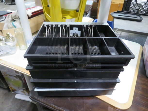 One Lot Of 4 Cash Drawer Inserts.
