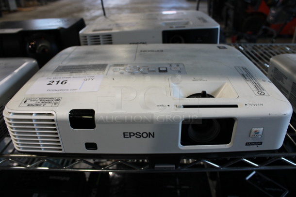 Epson Model H471A LCD Projector. 100-240 Volts, 1 Phase. 15x11x4