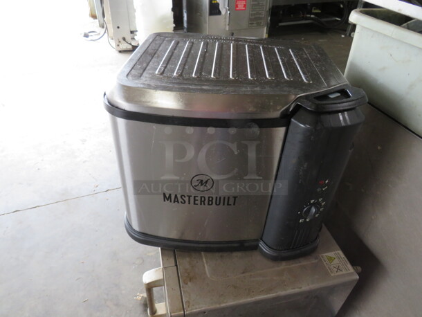 One Masterbilt Deep Fryer. Model #MB2 012420. 120 Volt. 1650 Watt. 18X16X15