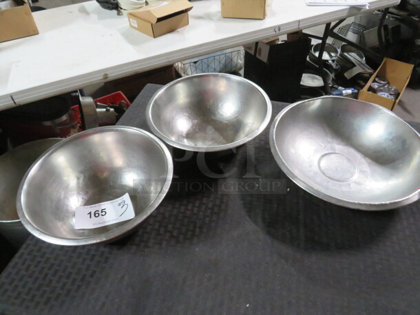 Assorted Stainless Steel Mixing Bowl. 3XBID