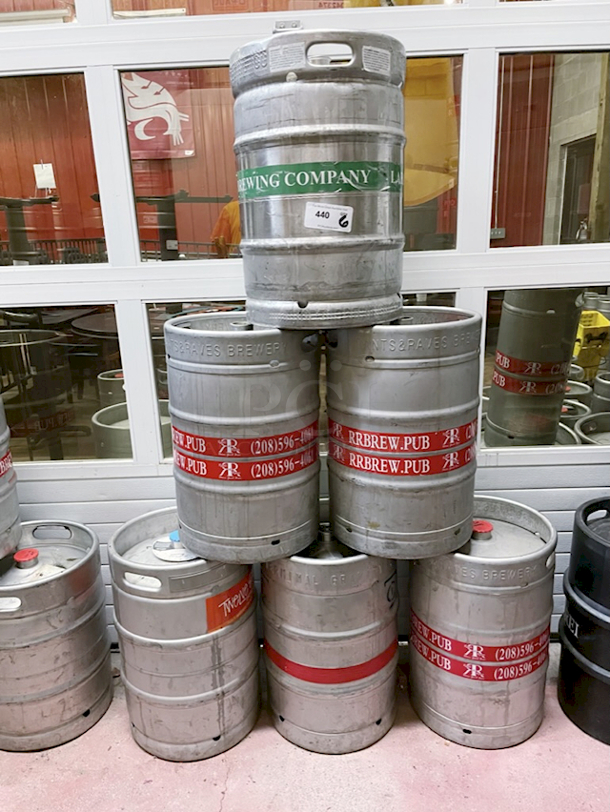 🍻1/2 Barrels!🍻 15.5gal Stainless Steel Sanke "D" Kegs With double Handles! 1/2 bbl kegs = 59 liters = 15.5 gallons = 124 pints = 165 x 12oz bottles/cans = 31 growlers 6x Your Bid