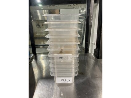 Cambro Poly 1/8 Drop In Pans! 11 X Your Bid!