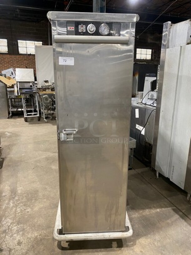 Carter Hoffmann Commercial Food Warming/Proofing Cabinet! Holds Full Size Trays! All Stainless Steel! On Casters! Model: PH1825NY SN: 355352 120V