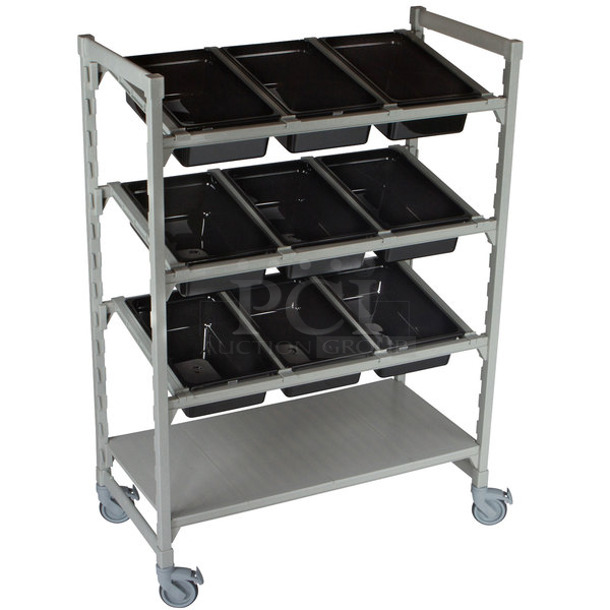 BRAND NEW SCRATCH AND DENT! Cambro CPM244867FX1480 Camshelving® Premium 24" x 48" Flex Station Display Rack