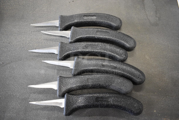 6 Sharpened Stainless Steel Poultry Knives. Includes 7.5". 6 Times Your Bid!