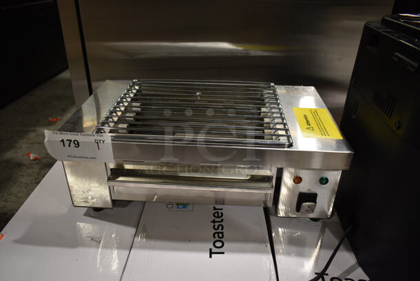 BRAND NEW SCRATCH AND DENT! 2023 Hoocoo IBG-18 Stainless Steel Commercial Countertop Electric Powered Barbecue BBQ Grill. 110 Volts, 1 Phase. Tested and Working!
