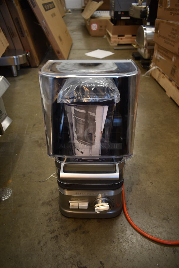 BRAND NEW SCRATCH AND DENT! KitchenAid KSBC1B2CU Metal Commercial Countertop Blender. 120 Volts, 1 Phase. Tested and Working!