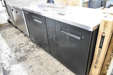 Blue Air BDD69-3B-HC Stainless Steel Commercial 2 Door Direct Draw Kegerator. 115 Volts, 1 Phase. Tested and Working!