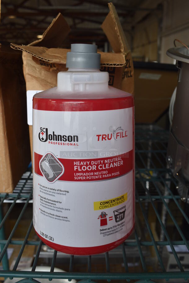 2 BRAND NEW IN BOX! SC Johnson Professional Heavy Duty Neutral Floor Cleaner Bottles. 5x5x9. 2 Times Your Bid!