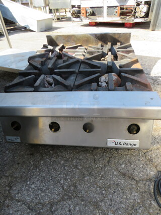 One Garland 4 Burner Natural Gas Range. 26X33X16. $2555.00.