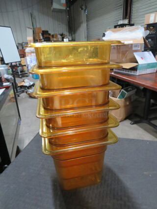 1/8 Size 6 Inch Deep Food Storage Container. 6XBID