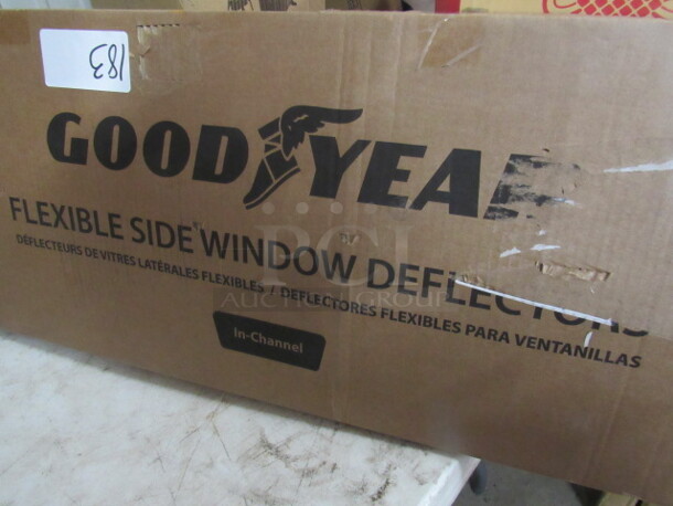 One Goodyear Flexible Side Window Deflector.