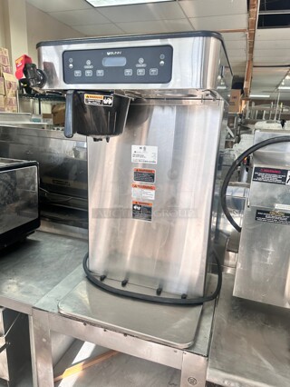 Late Model Bunn ICB Twin Tall Stainless Steel Automatic Coffee Brewer - 120/240V, 6000W Tested and Working