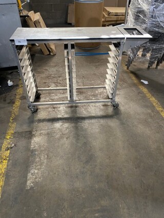 SPG Commercial Pa Transport Rack! All Stainless Steel! 