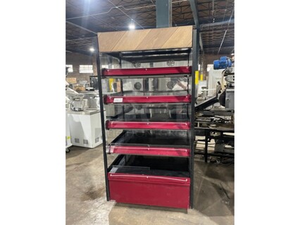 Commercial 5 Tier Refrigerated Open Grab-N-Go Showcase!  