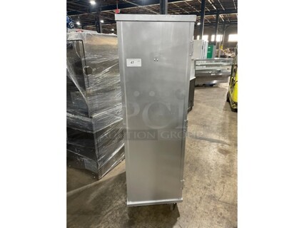 Commercial Enclosed Pan Transport Rack! All Stainless Steel! On Casters!